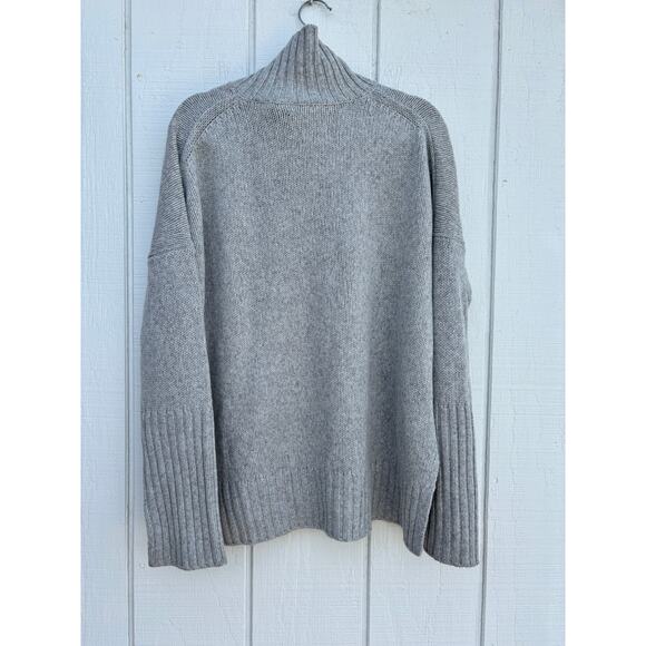Zadig & Voltaire Alma Mon Amour Merino Wool Turtleneck Sweater, Sz L - Picture 3 of 6